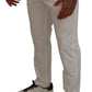 Dolce & Gabbana Elegant White Cotton Chino Pants