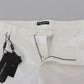 Dolce & Gabbana Elegant White Cotton Chino Pants