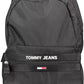 Tommy Hilfiger Black Polyester Men Backpack