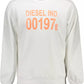 Diesel White Cotton Men's Sweater