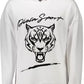 Plein Sport White Cotton Men Sweater