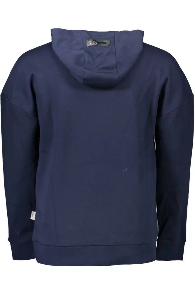 Plein Sport Blue Cotton Men Sweater