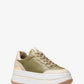 Hayes Two-Tone Leather Platform Sneaker