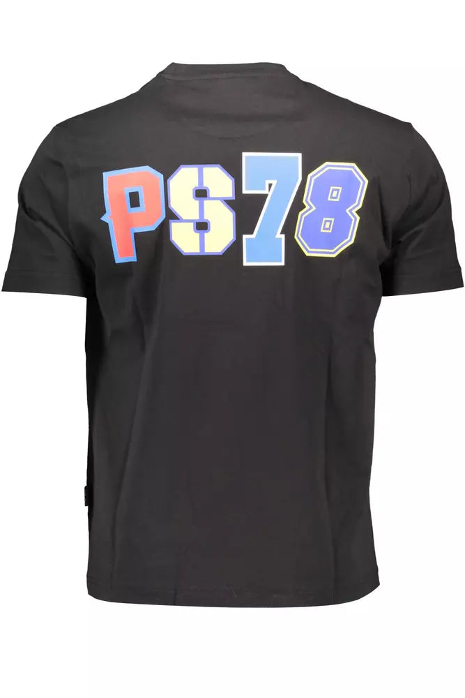 Plein Sport Black Cotton Men T-Shirt