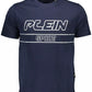 Plein Sport Blue Cotton Men T-Shirt