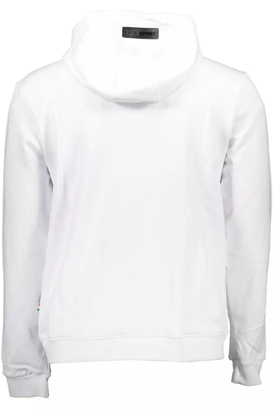 Plein Sport White Cotton Men Sweater