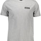 Plein Sport Gray Cotton Men T-Shirt