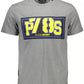 Plein Sport Gray Cotton Men T-Shirt