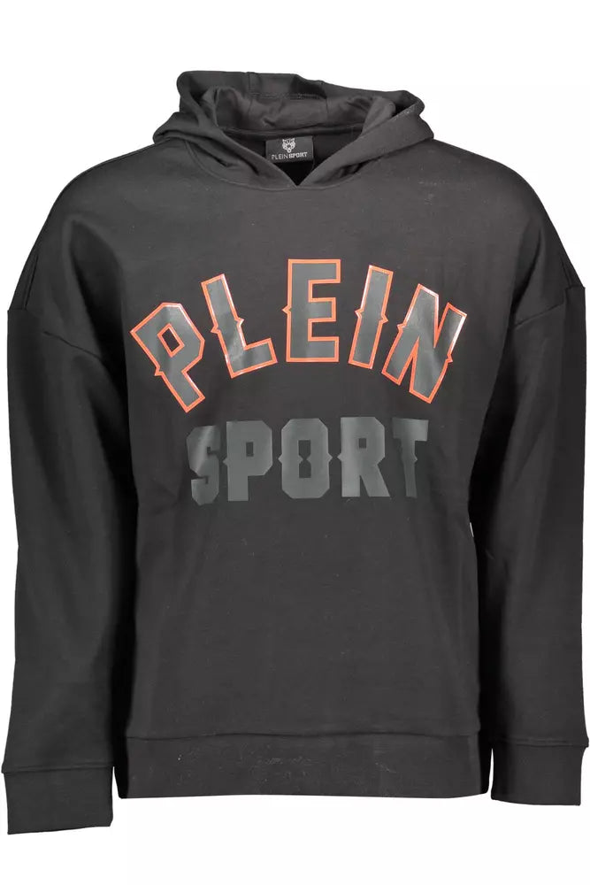 Plein Sport Black Cotton Men Sweater