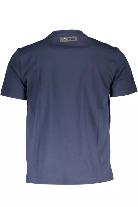 Plein Sport Blue Cotton Mens TShirt