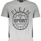 Plein Sport Gray Cotton Men T-Shirt