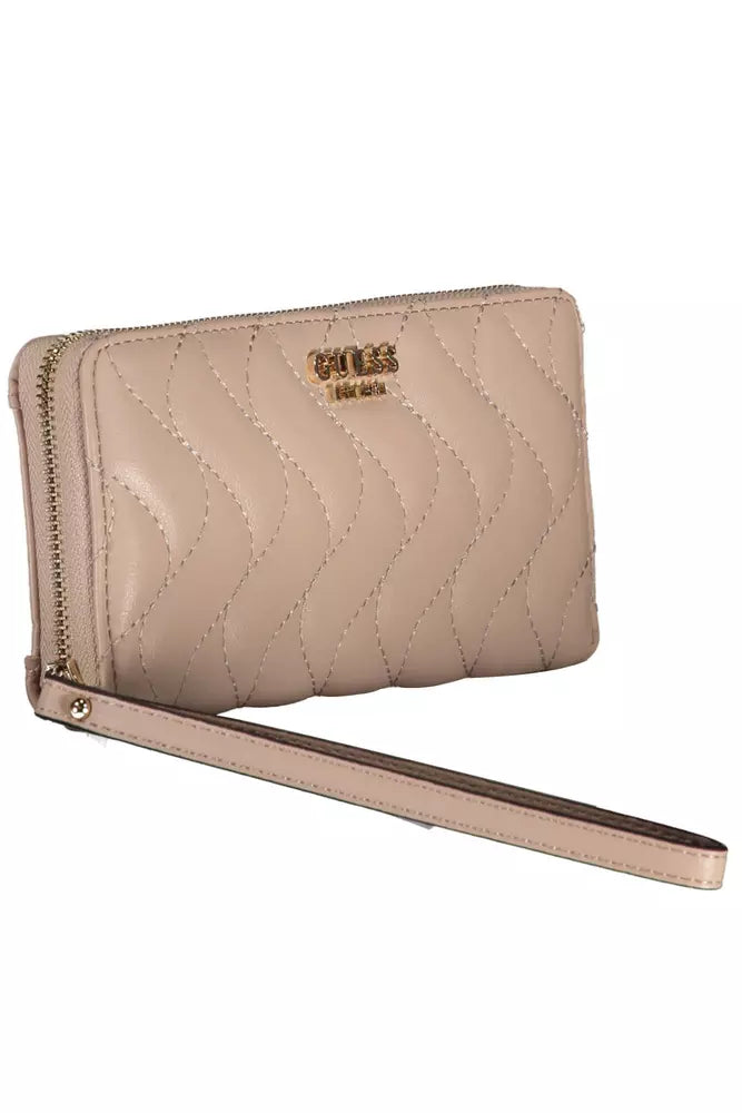 Guess Jeans Pink Polyethylene Women Wallet