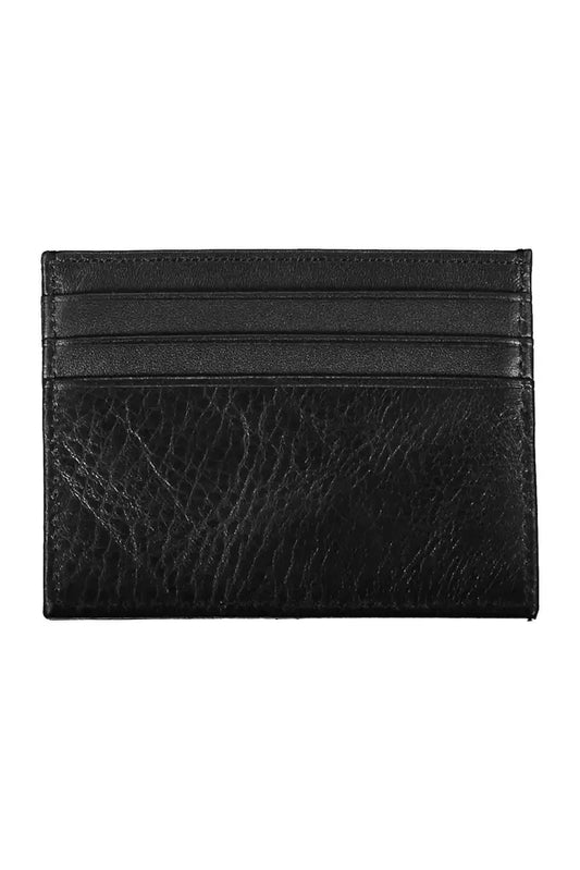 Tommy Hilfiger Black Leather Men Wallet