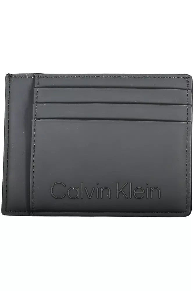 Calvin Klein Black Polyester Men Wallet