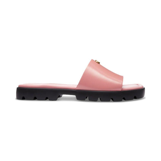 Women's Florence "C" Lug-Sole Slip-On Slide Flat Sandals