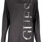 Guess Jeans Sleek Black Long Sleeve Logo Tee