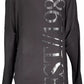 Guess Jeans Sleek Black Long Sleeve Logo Tee