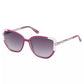 Guess Jeans Chic Purple Square Frame Sunglasses