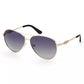 Guess Jeans Chic Teardrop Metal Frame Sunglasses