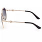 Guess Jeans Chic Teardrop Metal Frame Sunglasses