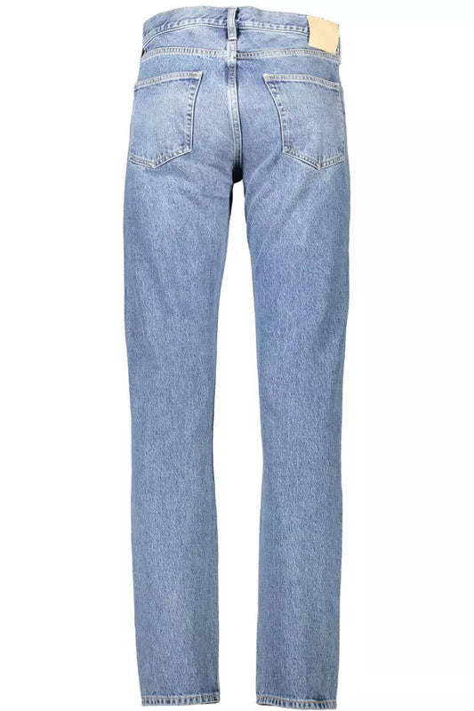 Gant Light Blue Cotton Men Jean