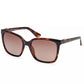 Guess Jeans Chic Brown Square Frame Sunglasses