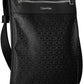 Calvin Klein Black Polyester Men Shoulder Bag