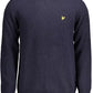 Lyle & Scott Blue Wool Men Sweater