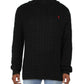 Big & Tall Mens Ribbed Trim  Cotton Pullover Sweater