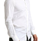 Dolce & Gabbana Elegant White Cotton Martini Dress Shirt