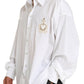 Dolce & Gabbana Elegant White Cotton Formal Shirt