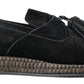 Dolce & Gabbana Elegant Black Suede Espadrilles Sneakers