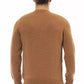 Alpha Studio Beige Alpaca Men Sweater