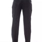 Alpha Studio Gray Wool Men Pant