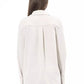 Alpha Studio White Polyester Women Shirt