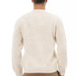 Alpha Studio Beige Alpaca Men Sweater