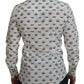 Dolce & Gabbana Slim Fit Crown Print Dress Shirt