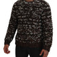 Dolce & Gabbana Elegant Bronze Knit Pullover Sweater