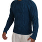 Dolce & Gabbana Elegant Blue Crewneck Sweater