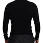 Dolce & Gabbana Elegant Black Wool Half Zip Turtleneck Sweater