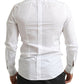 Dolce & Gabbana Italian Designer Slim Fit Tuxedo Shirt