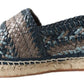 Dolce & Gabbana Sumptuous Woven Leather Espadrilles