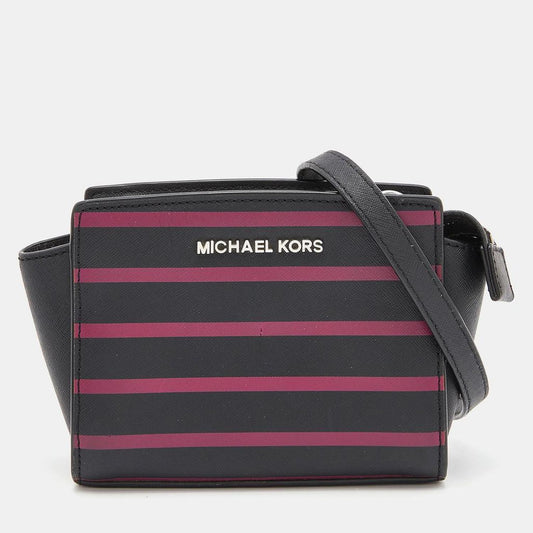 Michael Kors  Saffiano Leather Mini Selma Crossbody Bag