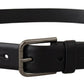 Dolce & Gabbana Elegant Black Leather Classic Belt