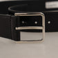 Dolce & Gabbana Elegant Leather Belt with Metal Buckle