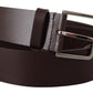 Dolce & Gabbana Elegant Dark Brown Leather Belt