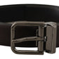 Dolce & Gabbana Elegant Dark Brown Leather Belt