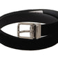 Dolce & Gabbana Elegant Velvet Designer Belt