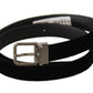 Dolce & Gabbana Elegant Velvet Designer Belt