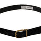 Dolce & Gabbana Chic Velvet Elegance Belt